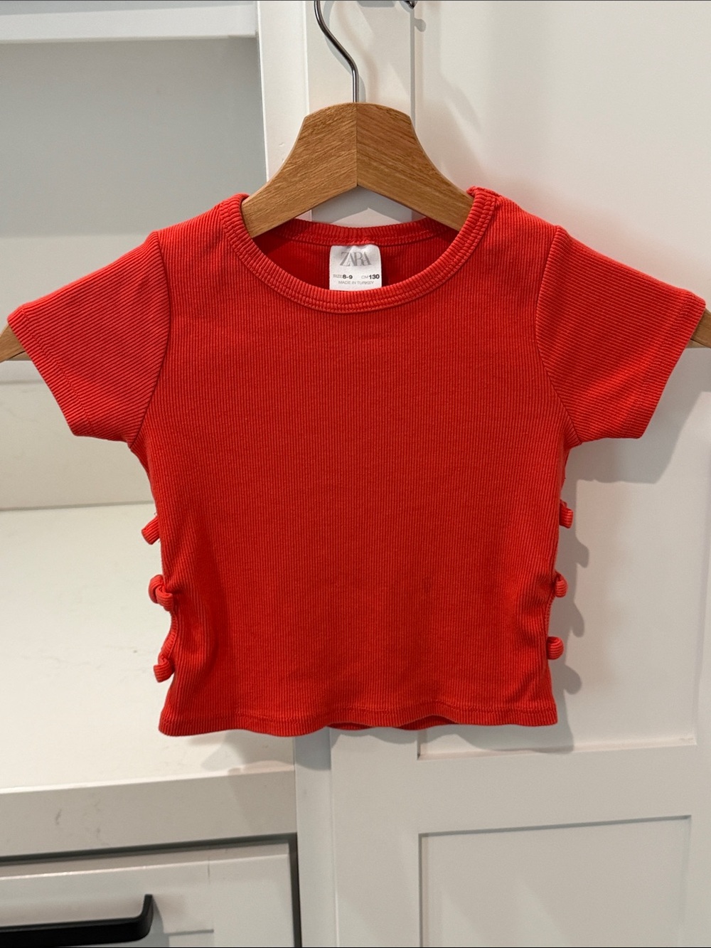 Girls red Zara shirt